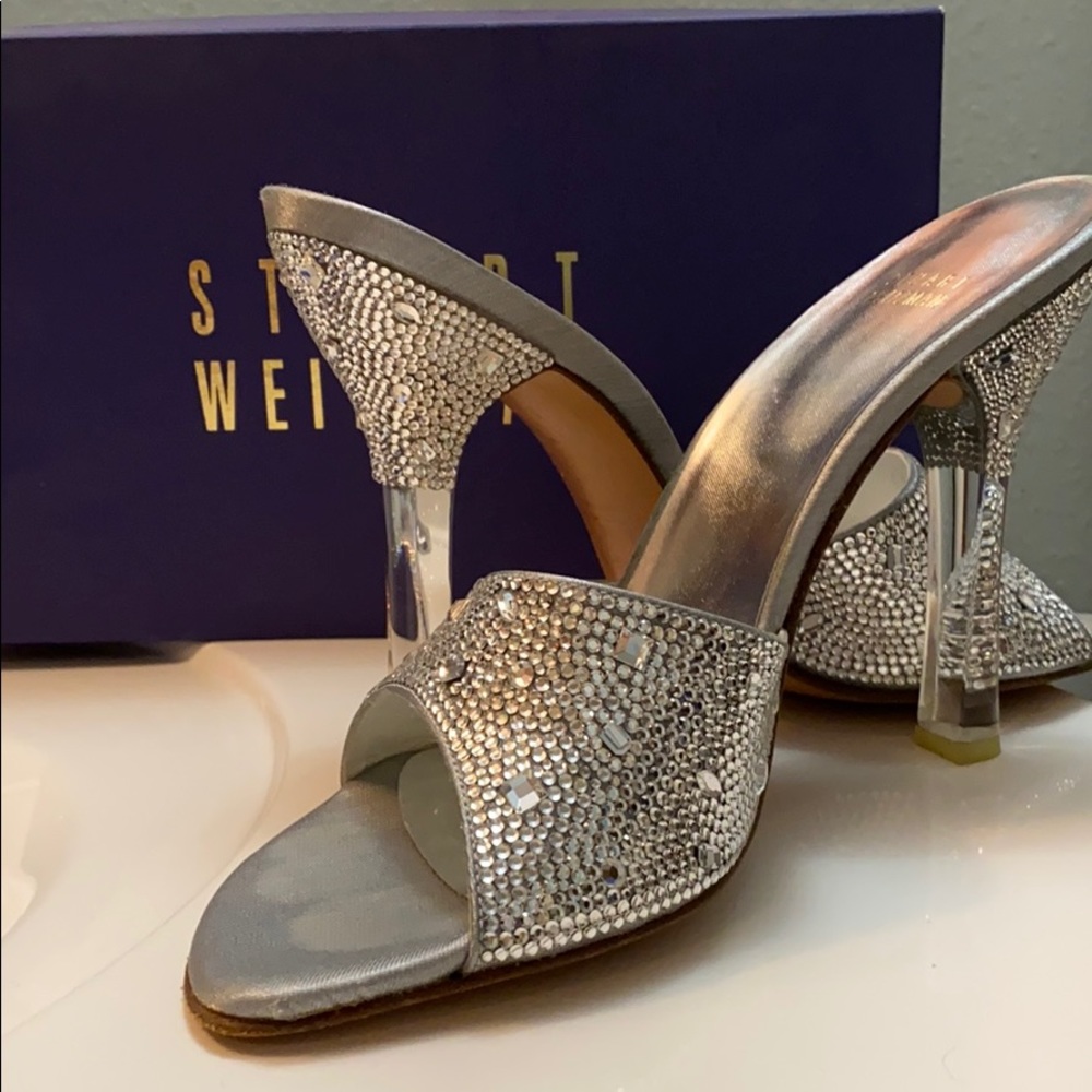 Stuart Weitzman Mixture Matte Super Fancy Bling - image 1